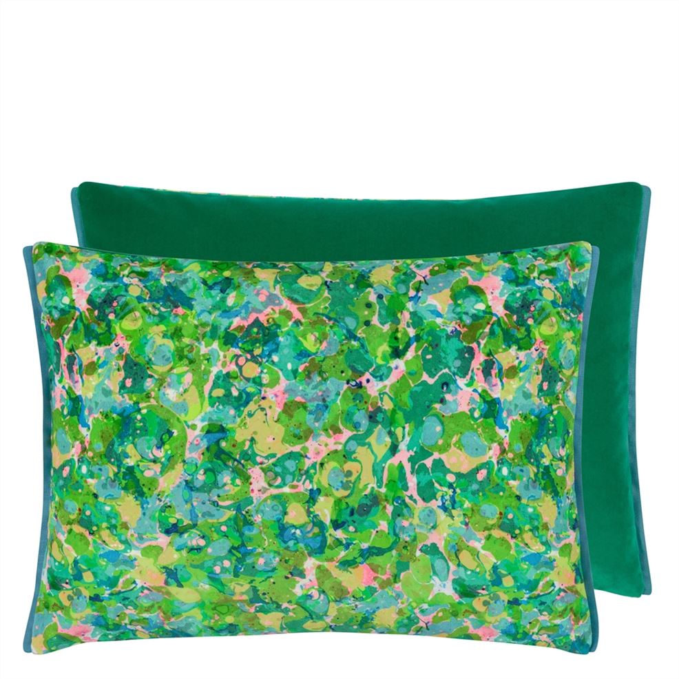 Cushion Odisha Green Abstract 60x45cm