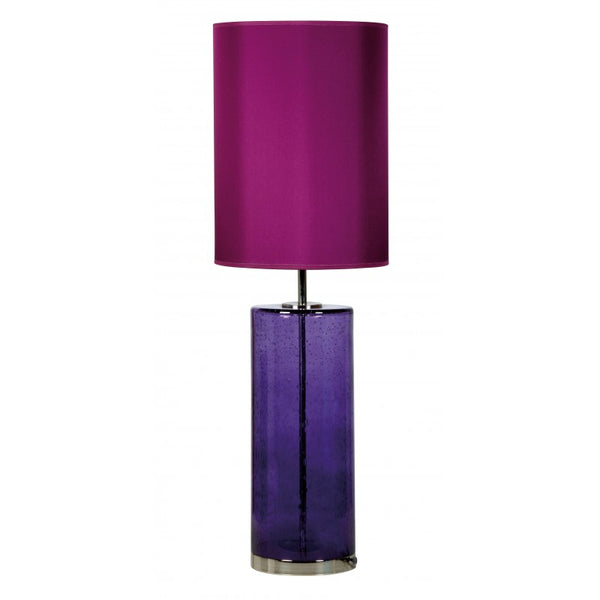 Lamp Topaze Purple with Shade 25x25x78cm