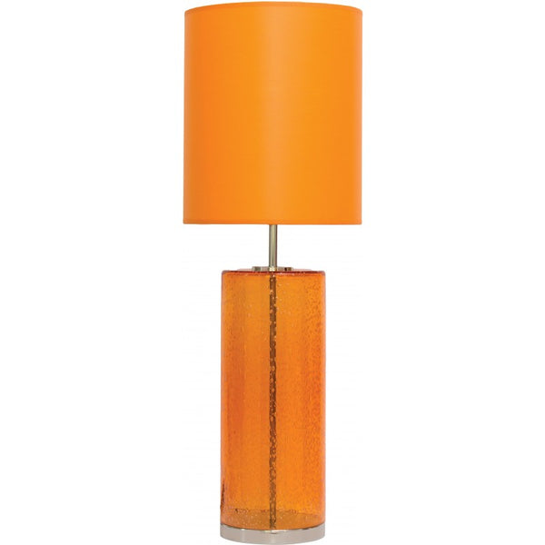 Lamp Topaze Orange with Shade 25x25x78cm