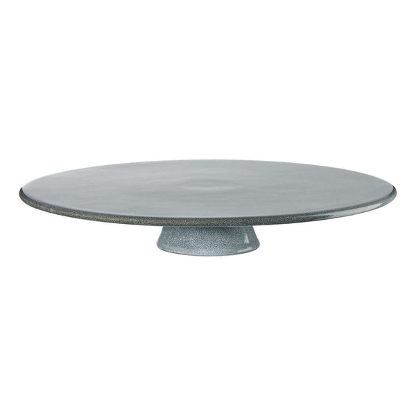 Cake Stand Plate Saison Denim Grey Ceramic 36cm