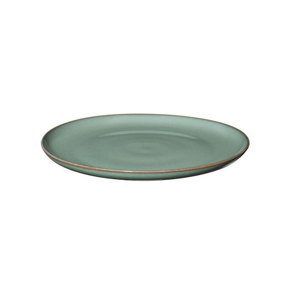 Dessert Plate Saison Eucalyptus Green Ceramic 21cm - Set of 6