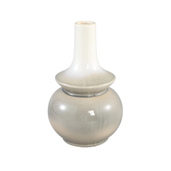 Vase Cyra Beige Ombre Ceramic 18x18x28cm