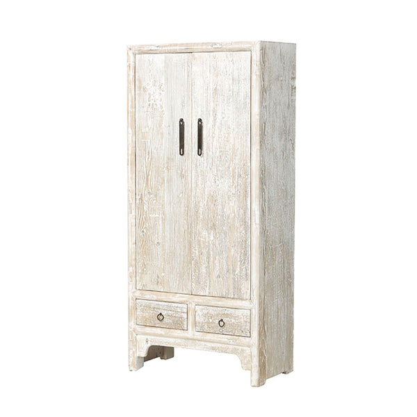 Cupboard White Wash 80x42x177cm