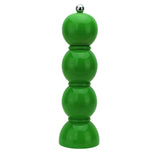 Salt & Pepper Grinder Bobbin Leaf Green 24x7cm