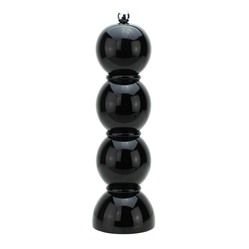 Salt & Pepper Grinder Bobbin Black 24x7cm