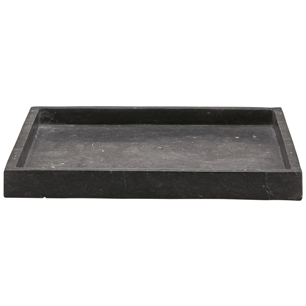 Tray Hammam Dark Grey Marble Square