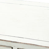 Sideboard White 4 Doors 4 Drawers 160x40x90cm