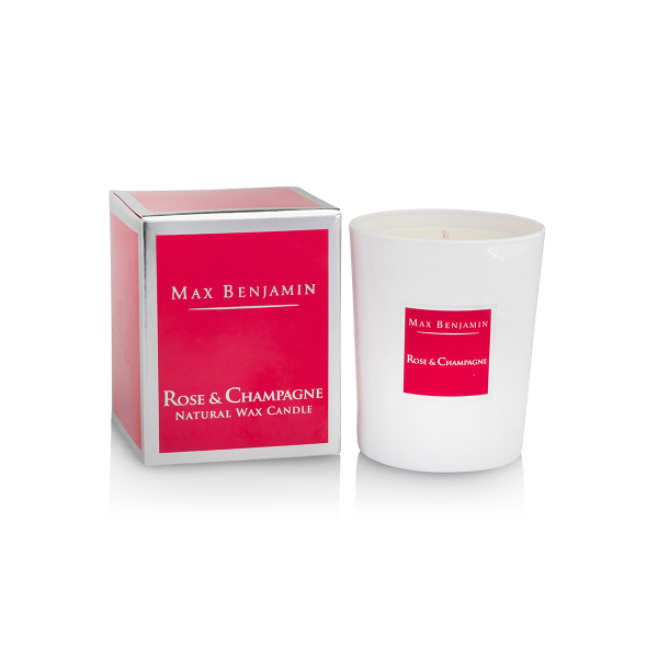 Max Benjamin Scented Candle Rose & Champagne