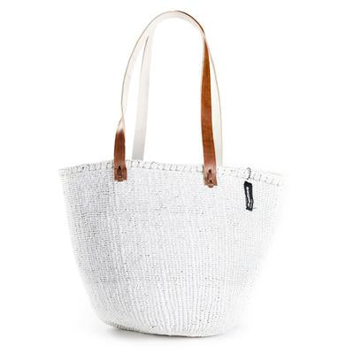 Basket White Shoulder Bag 35x40cm