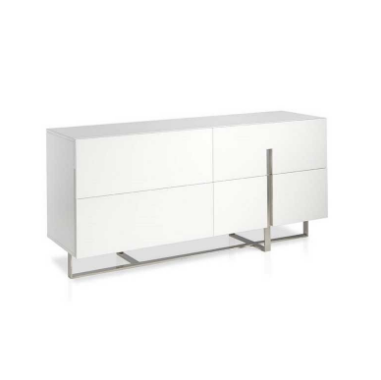 Sideboard Modern White Lacquered