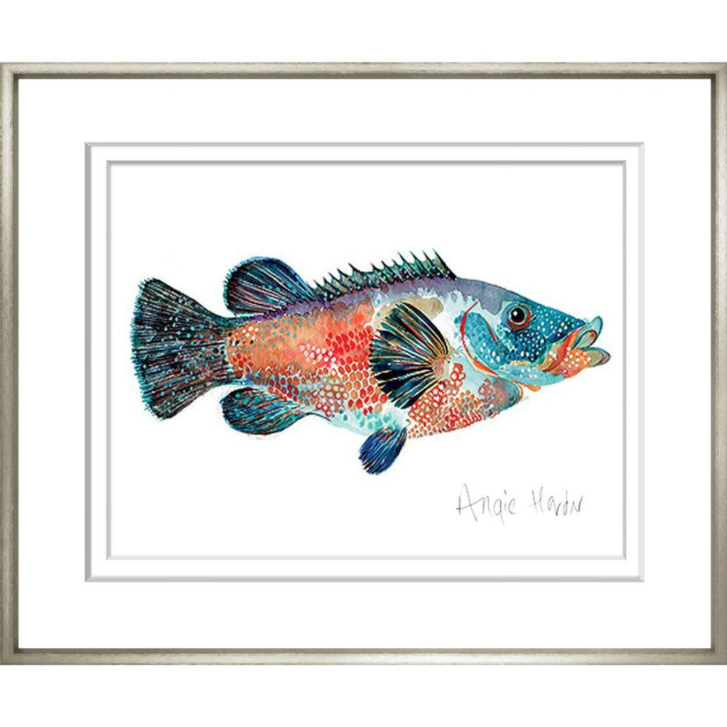 Art in Chrome Frame "Fish" Image 1 47x58cm