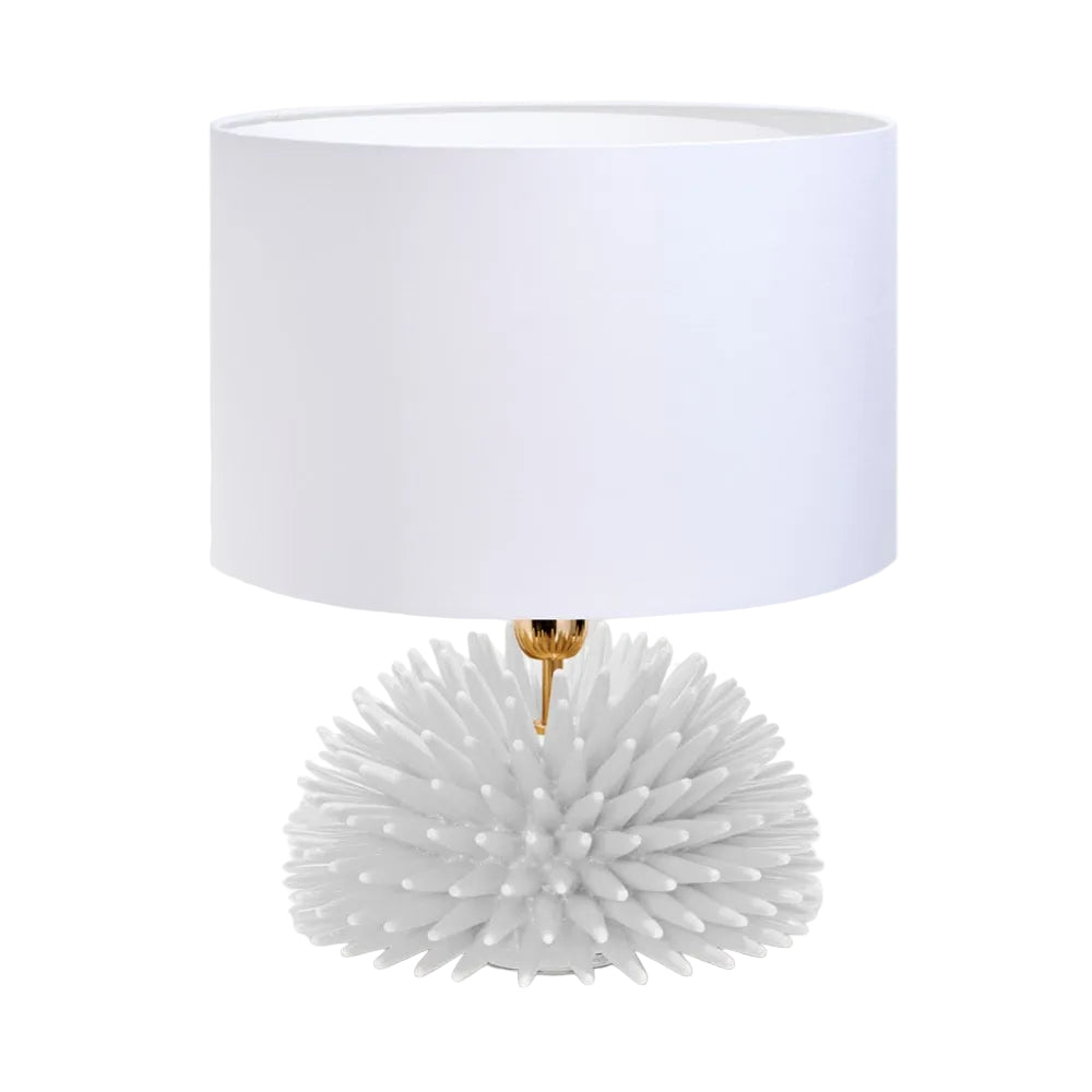 Lamp Urchin Ceramic Bianco White 40x40x45cm
