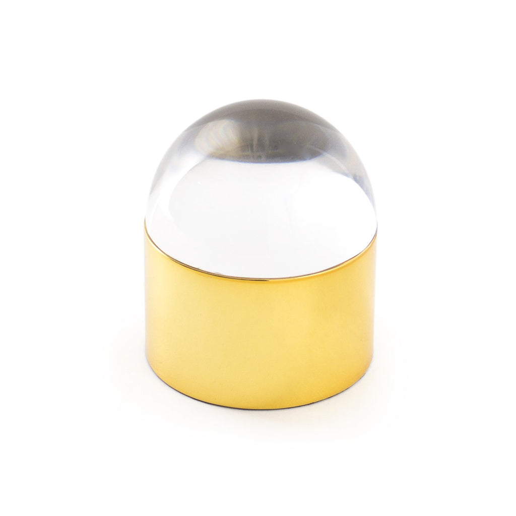 Jewelry Box Globo by Jonathan Adler - Brass/ Clear Lucite