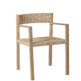 Dining Chair with Arms Cora Wood 53x55x77cm