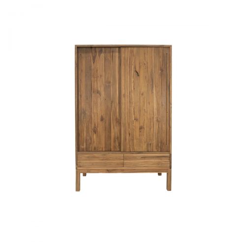 Wardrobe Cupboard Erosi Teak Wood 125x60x190cm