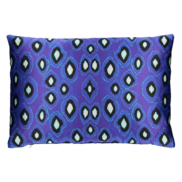 Mariska Meijers Coco Ikat Cobalt Cushion 30x60cm