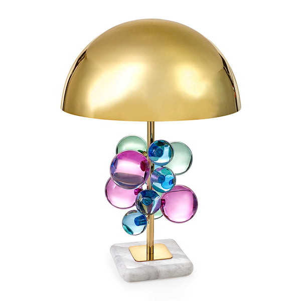 Lamp Globo by Jonathan Adler -  Marble/Brass/Lucite