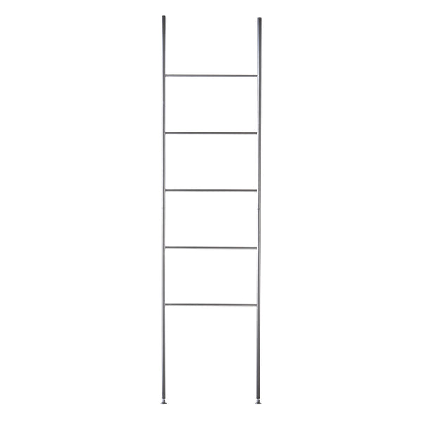 Ladder Icon Chrome Metal  45x3x175cm