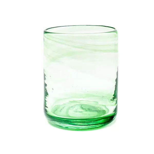 Glass Mare Swirl Green - Set of 2