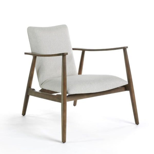 Armchair Capella Wood and Beige 67x79x80 cm