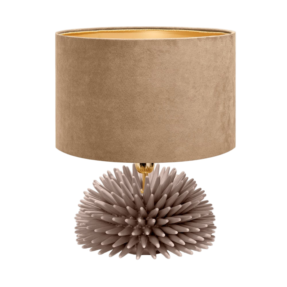 Lamp Urchin Ceramic Tortora Beige 25x25x30cm